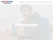 Tablet Screenshot of intersport-kloepping.de